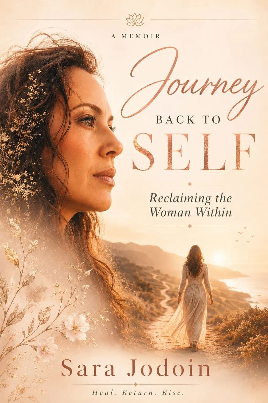 Journey Back to Self book cover by Sara Jodoin